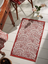 Next William Morris At Home Larkspur Brick Orange Bath Mat 90cm x 50cm- Buy online at McGrocer