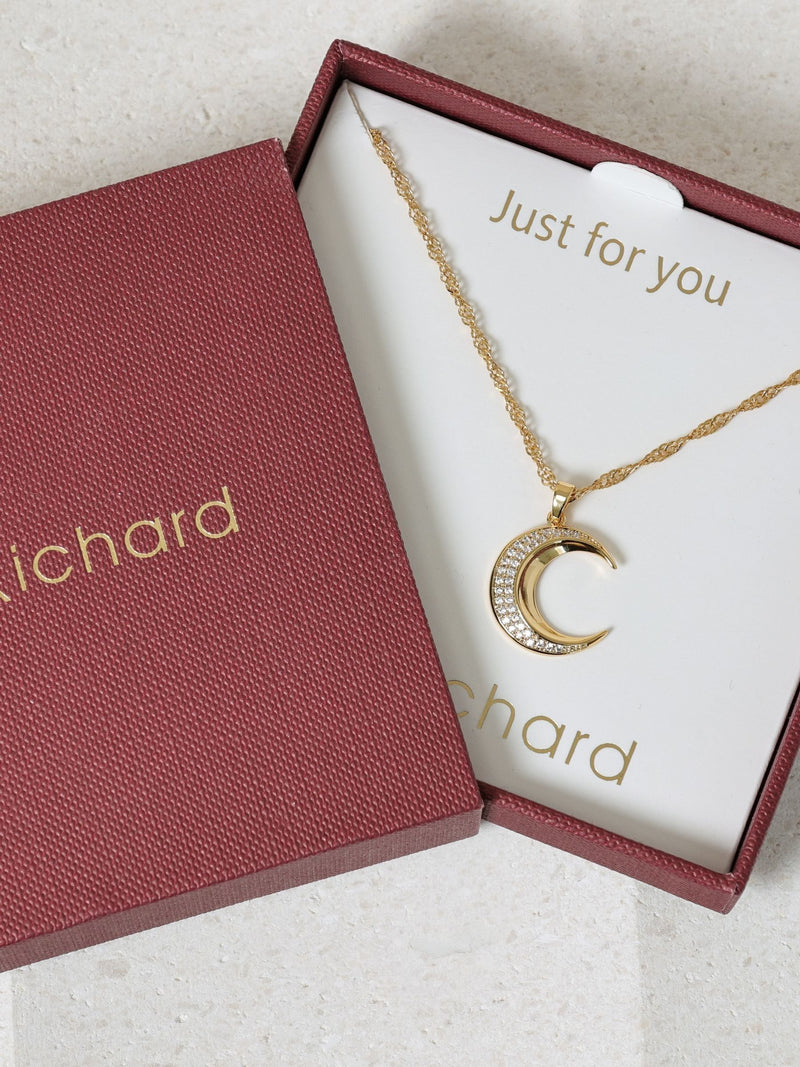 Jon Richard 18k gold plated celestial pendant, UK version
