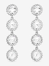 Next Jon Richard Crystal Statement Drop Earrings 55mm Length 12.4mm Width- Buy online at McGrocer