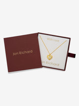 Next Jon Richard 18K Gold Plated Heart Pendant with Gift Box- Buy online at McGrocer