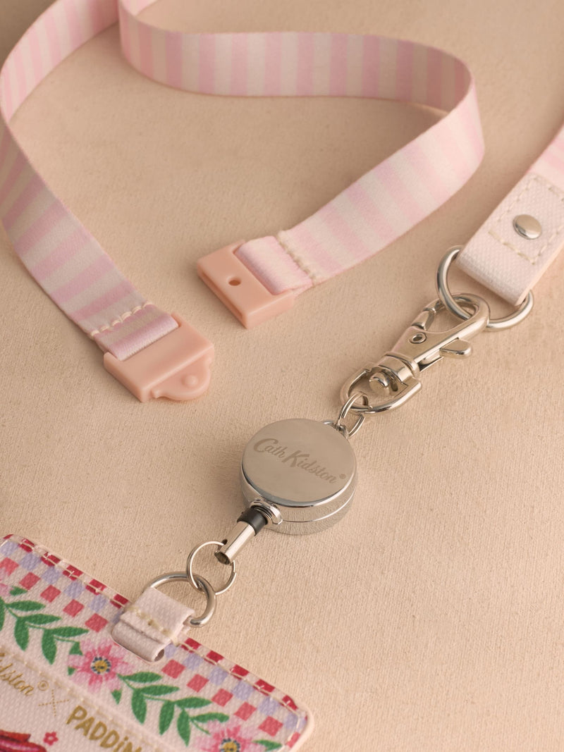 Cath Kidston Pink Paddington Blossom lanyard, UK version