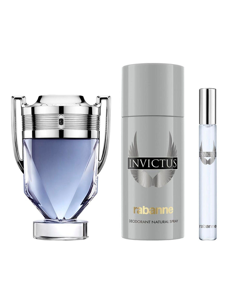Rabanne Invictus fragrance gift set 100ml, imported from the UK