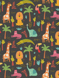 Hoopla Walls Rouge Twist Safari Boogie A4 Wallpaper Sample