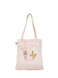 New Balance cream NB Graphic Tote bag (British brand)