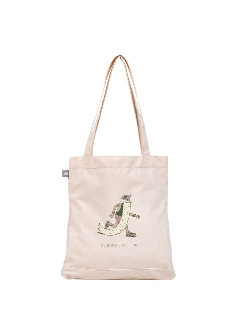 New Balance cream graphic tote (British brand)