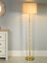 Next Searchlight Beige Orbie Floor Lamp 156cm- Buy online at McGrocer