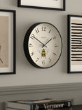 Jones Clocks Black Bee Wall Clock 30cm, UK version