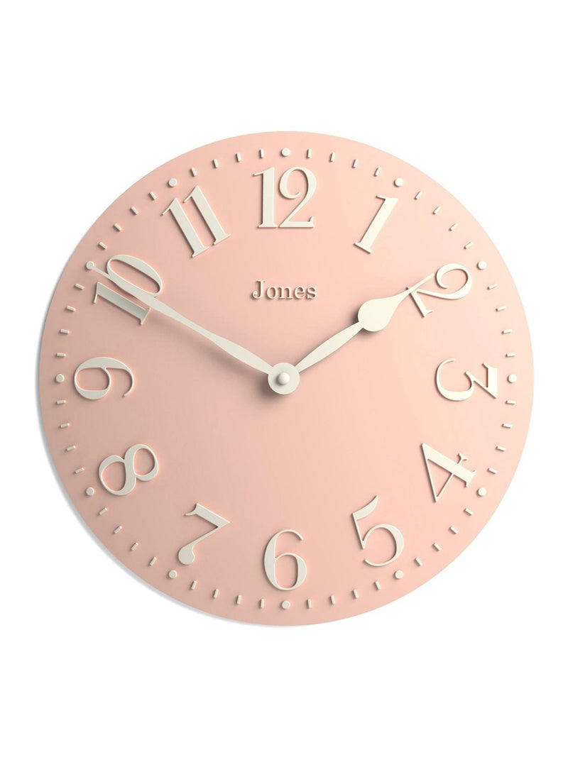 Jones Clocks Rose Pink Betty Convex wall clock 30cm, UK version