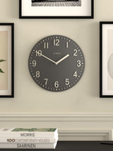 Jones Clocks Blizzard Grey Chilli Convex Wall Clock 30cm