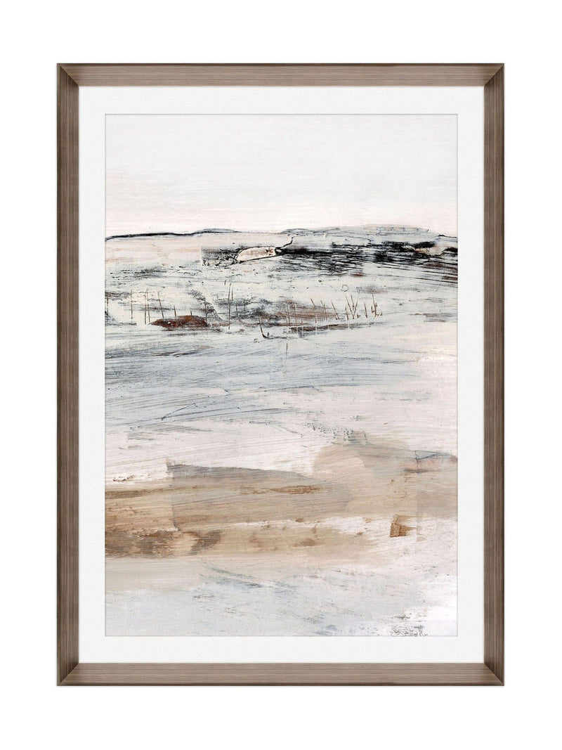 Brookpace August II wall art in walnut frame 50x70cm - British product