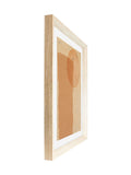 Brookpace Lascelles Sunset Abstract Scandi Wall Art in natural wood frame 40 x 50cm - British product