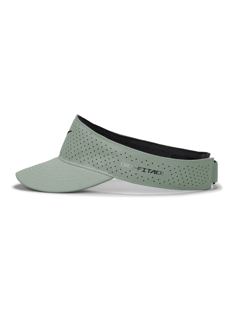 Nike green Dri-FIT ADV tennis visor hat, UK version