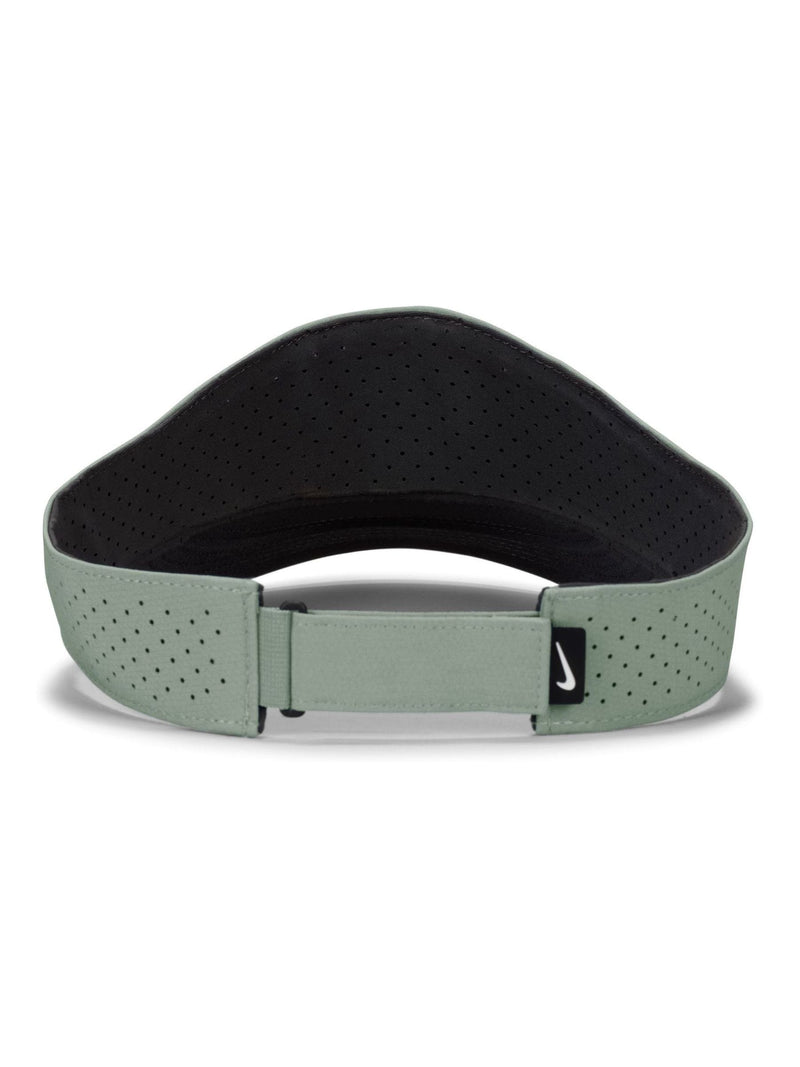Nike green Dri-FIT ADV tennis visor hat, UK version