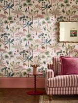 Next Oasis Palm Pastel Wallpaper Sample A4- Buy online at McGrocer