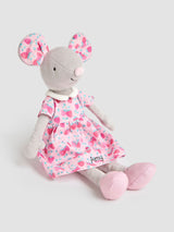 Next JoJo Maman Bébé Pink Personalised Mia the Mouse Soft Toy- Buy online at McGrocer