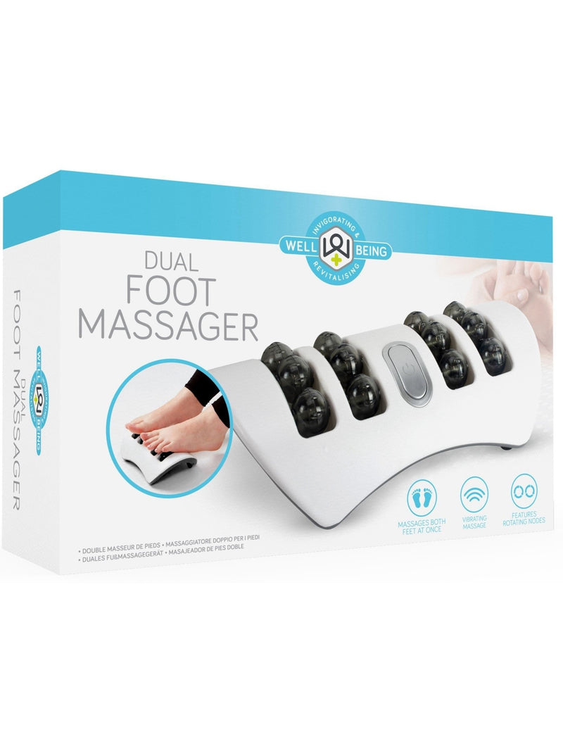 MenKind White Well Being dual foot massager - British product