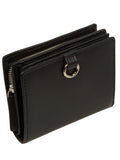 Pure Luxuries London Black Lucy Leather Purse, imported from the UK