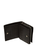 Pure Luxuries London Black Lucy Leather Purse, imported from the UK