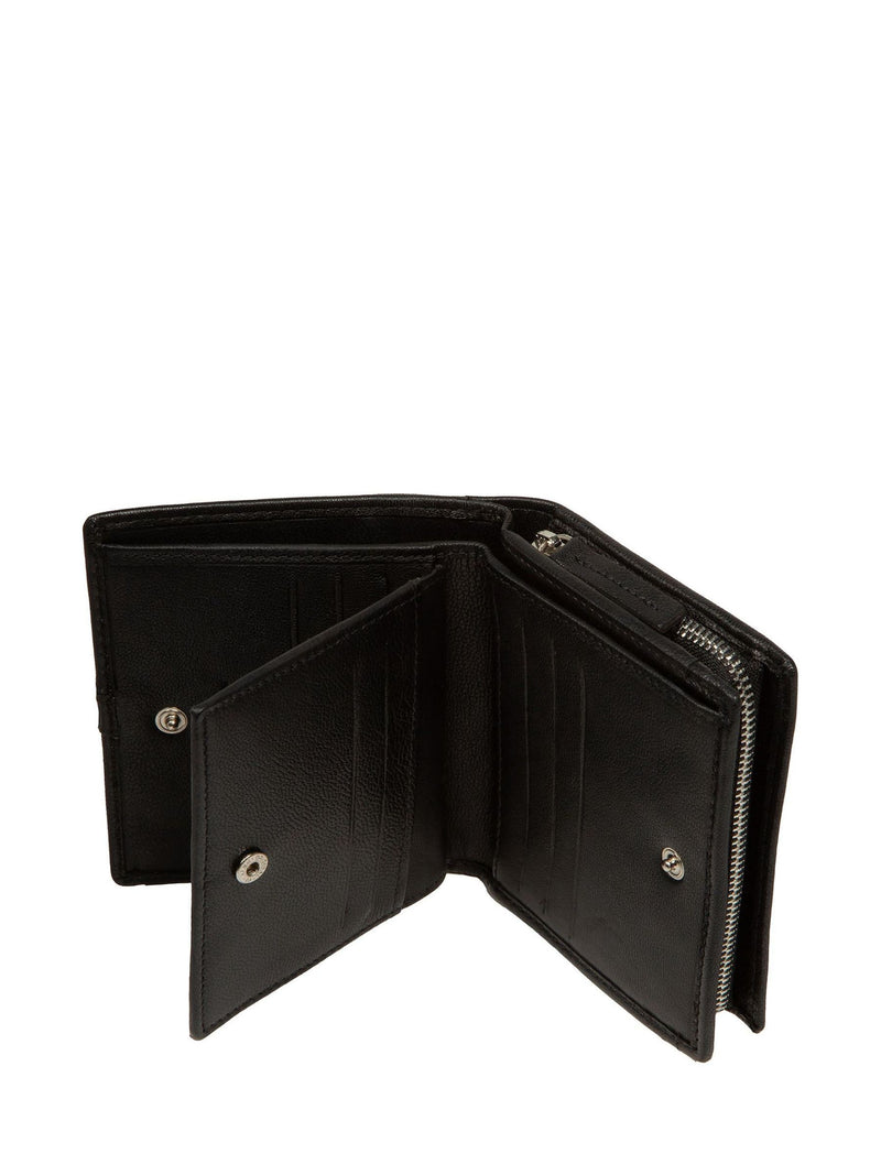 Pure Luxuries London Black Lucy Leather Purse, imported from the UK
