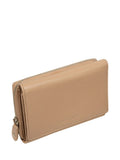 Pure Luxuries London Elise natural leather purse, imported from the UK