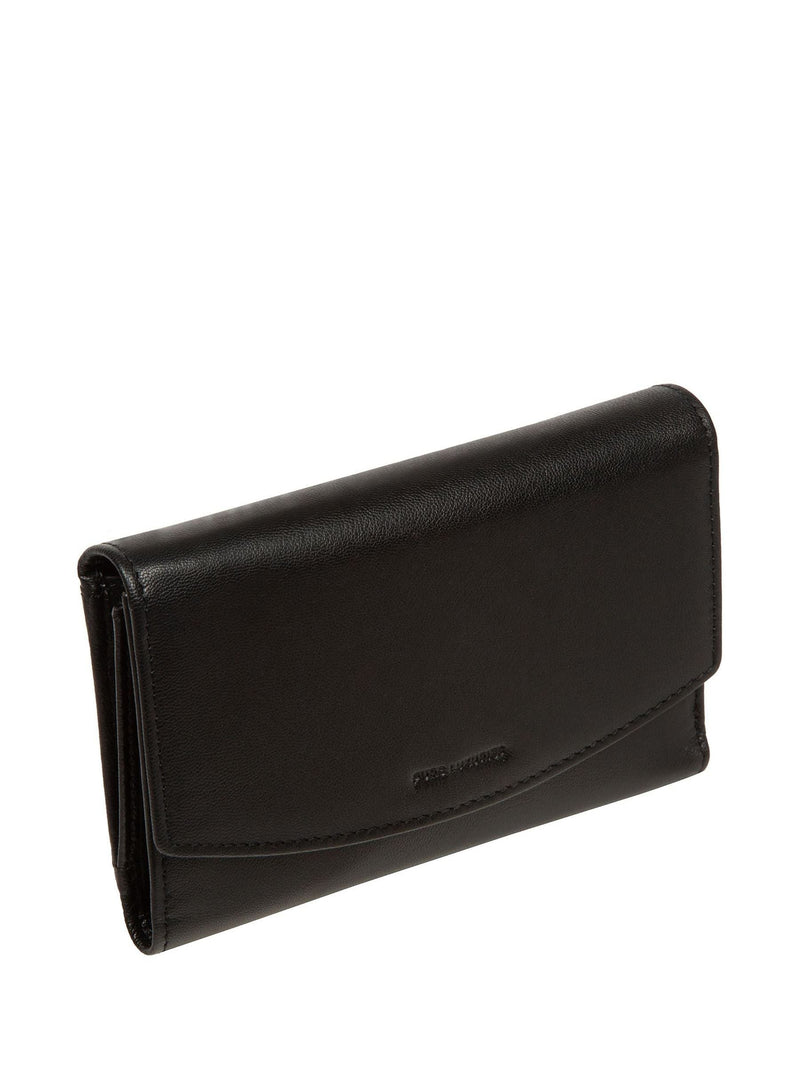 Pure Luxuries London black leather purse, UK version