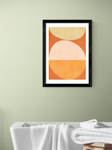 Next East End Prints Terracotta V Framed Art Print by Ana Rut Bre- Buy online at McGrocer