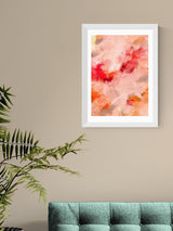 Next East End Prints White Abstract Painting I Wall Art Print by Iris Lehnhardt- Buy online at McGrocer