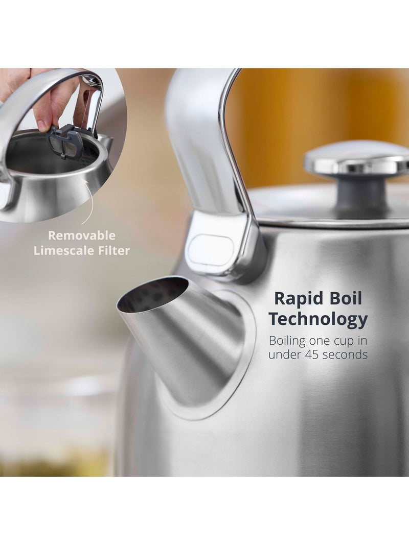 Swan Retro Traditional 1.7L electric kettle (British brand)