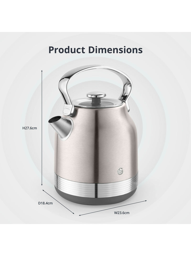 Swan Retro Traditional 1.7L electric kettle (British brand)