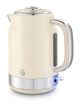 Next Swan Cream Retro Jug Kettle 1.7L- Buy online at McGrocer