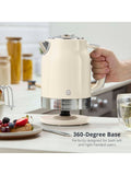 Swan cream retro jug kettle 1.7L (British brand)