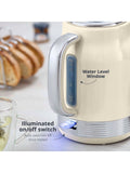 Swan cream retro jug kettle 1.7L (British brand)
