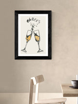 Estampe murale Black Cheers II de Cartissi, East End Prints