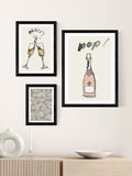East End Prints Black Cheers II wall art print - British product