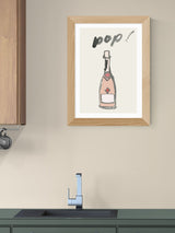 East End Prints Oak Pop II veggkunsttrykk