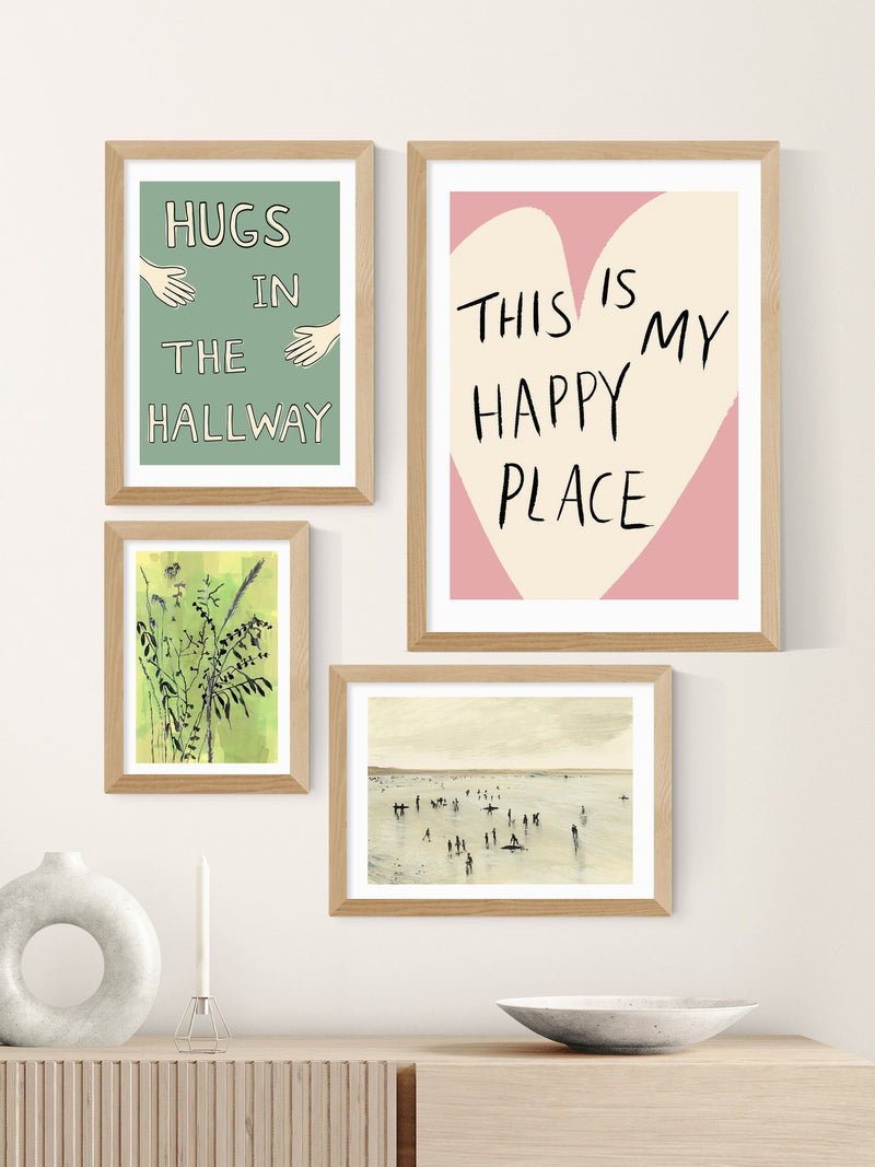 East End Prints Oak Croyde wall art print - British product