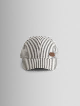 Next JoJo Maman Bébé Ecru Striped Embroidered Baby Cap- Buy online at McGrocer