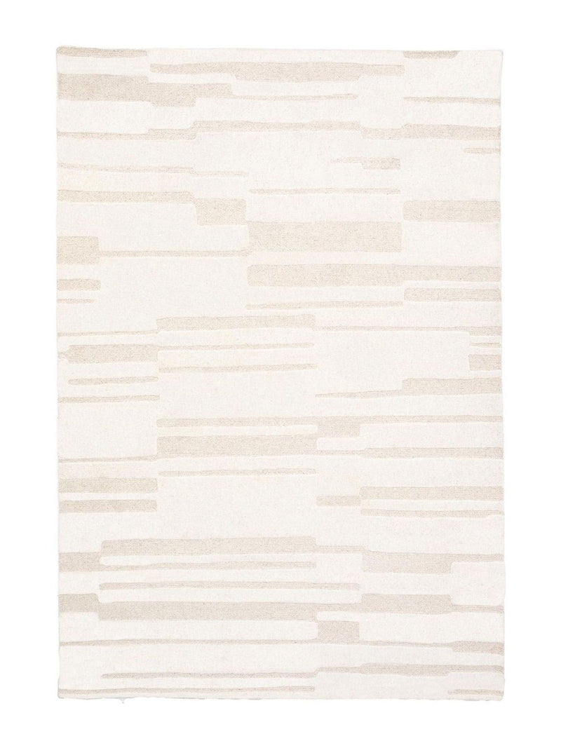 Gallery Home White Alabama tufted tonal rug 160x230cm - British product