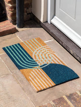 Next Gallery Home Blue Nevada Arch Coir Doormat- Buy online at McGrocer