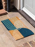 Gallery Home Blue Nevada Arch coir doormat 40cm, imported from the UK