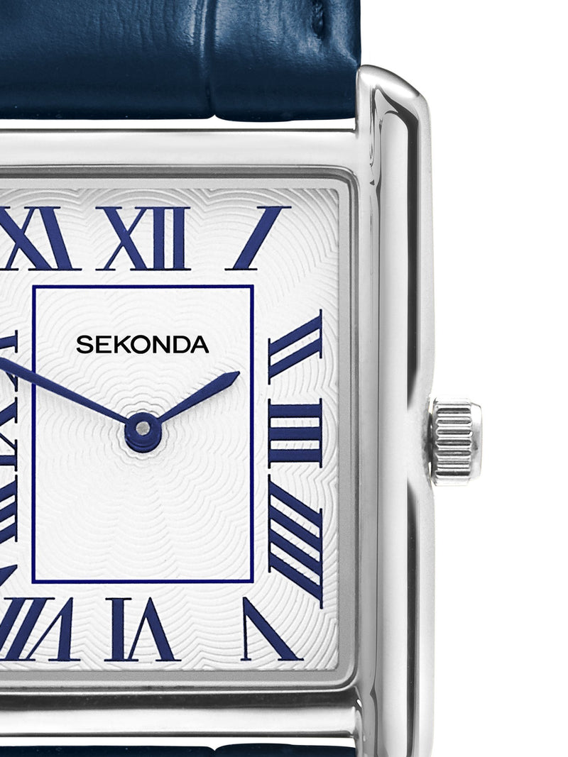 Sekonda Silver Clement analogue watch 28mm (British brand)