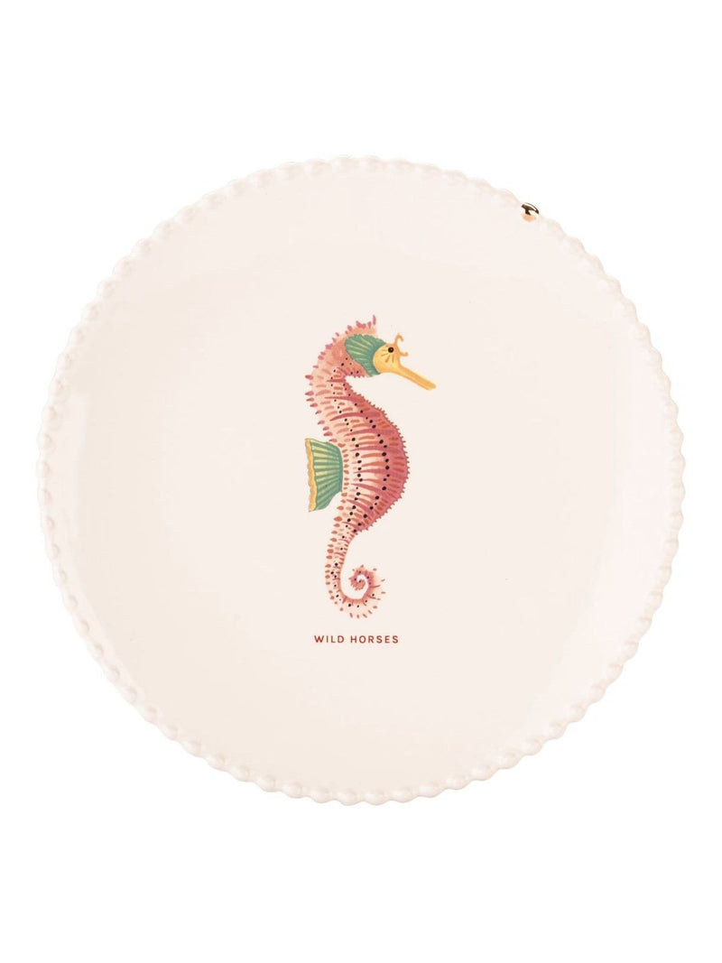 Yvonne Ellen sea horse bobble plates set of 2, imported from the UK