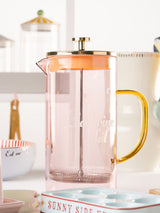 Next Yvonne Ellen Pink Glass Cafetiere- Buy online at McGrocer