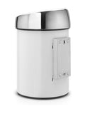 Brabantia White Touch Bin 3L - British product