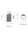 Brabantia White Touch Bin 3L - British product