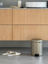 Brabantia Metallic Gold NewIcon Pedal Bin 5L
