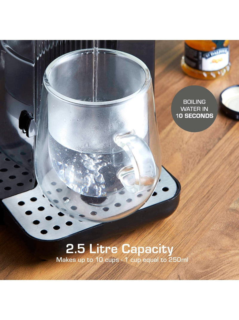 Swan Black Instant Hot Water Dispenser 2.5L (British brand)