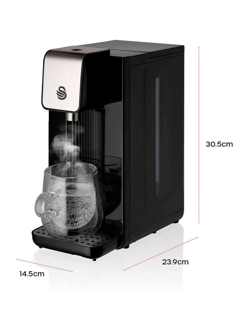 Swan Black Instant Hot Water Dispenser 2.5L (British brand)