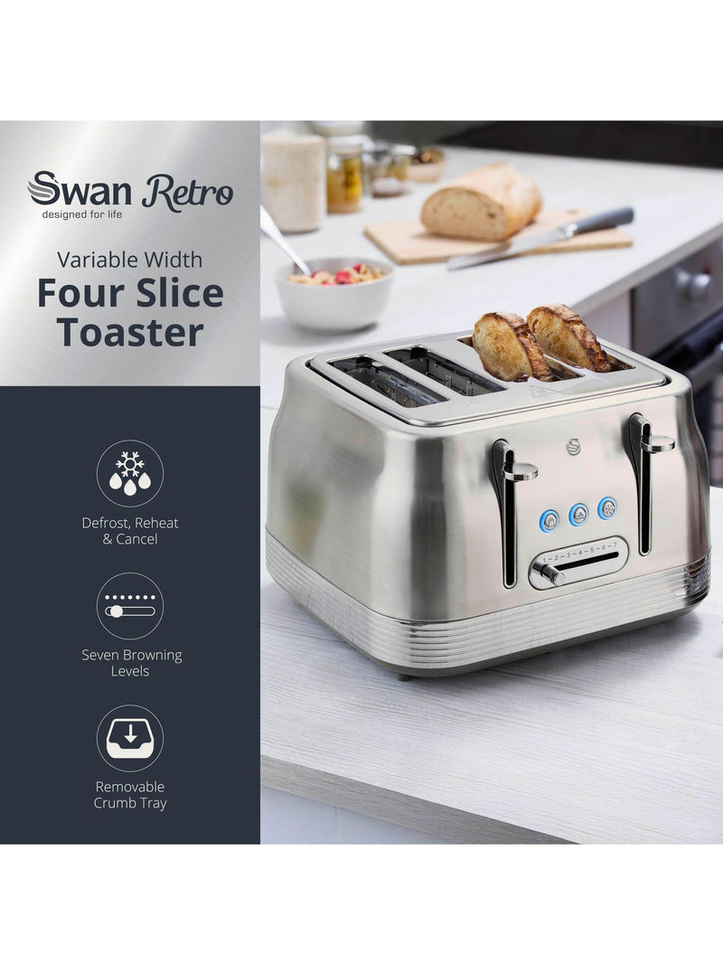 Swan Retro 4-slice toaster (British brand)