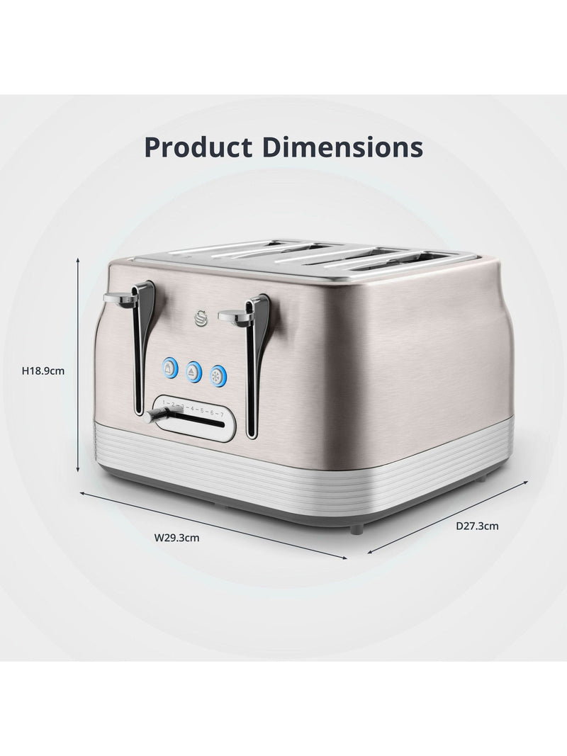Swan Retro 4-slice toaster (British brand)